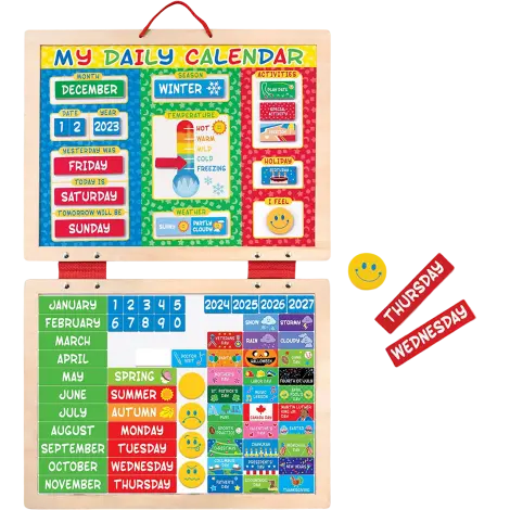Calendar magnetic Activitatile zilnice - Melissa & Doug 9253