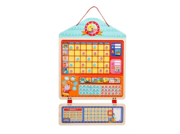 Calendar magnetic cu recompense pentru copii