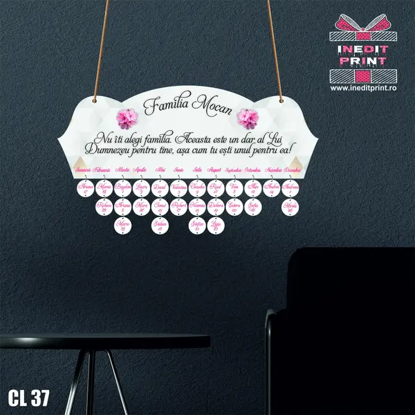 Calendar MEMENTO cu citat CL37