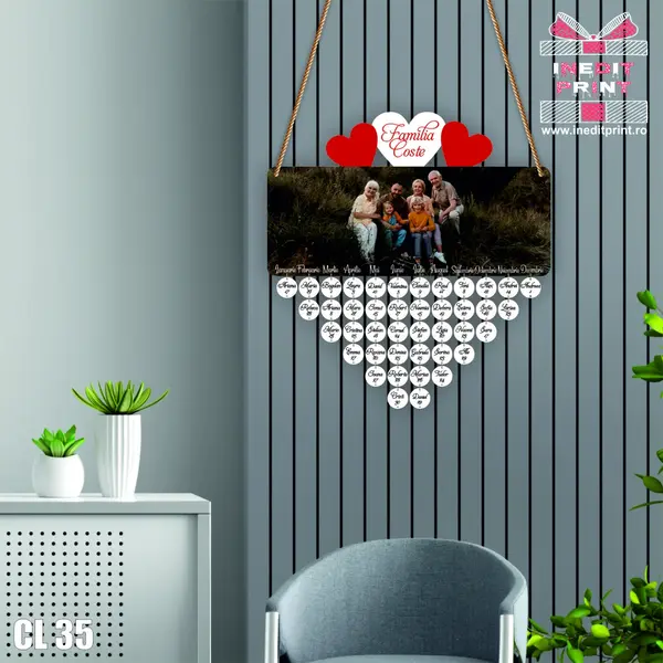 Calendar MEMENTO cu o poza CL35