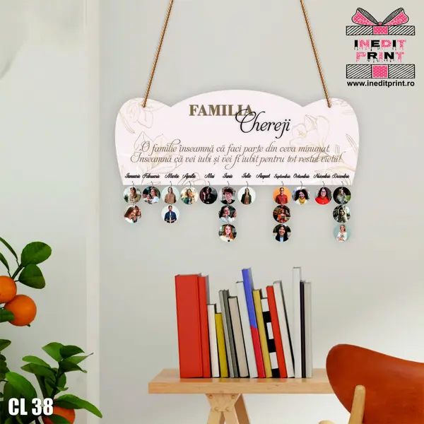 Calendar MEMENTO cu poza si data CL38