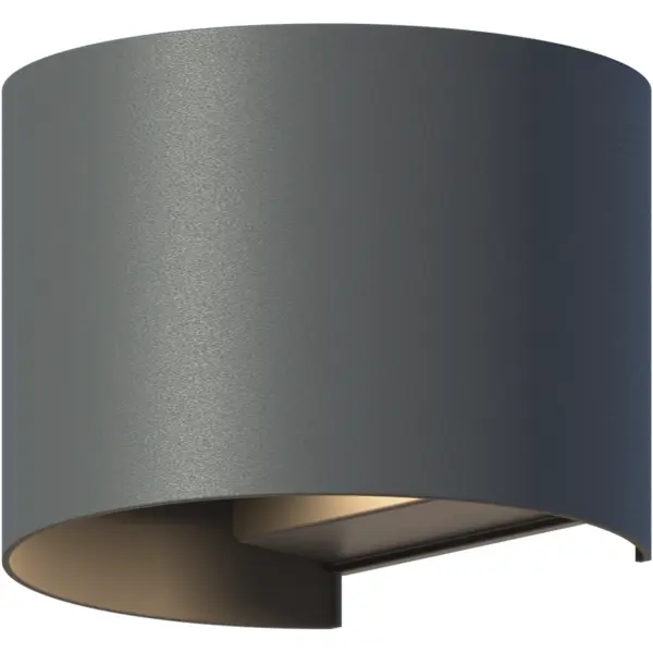 Calex Lampa de perete de exterior LED Calex Verona, lumina alba calda 3000K, 7W, IP54, Gri Antracit