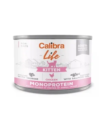 CALIBRA Cat Life Kitten Chicken 200g hrana monoproteica cu pui pentru pisoi