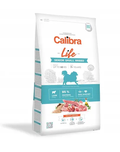 CALIBRA Dog Life Senior Small Breed Lamb hrana uscata superpremium pentru caini seniori de talie mica, cu miel 6 kg