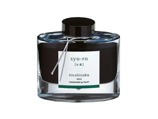 Calimara cu cerneala Pilot Iroshizuku Syo-Ro 50 ml verde Calimara cu cerneala Pilot Iroshizuku Syo-Ro 50 ml verde