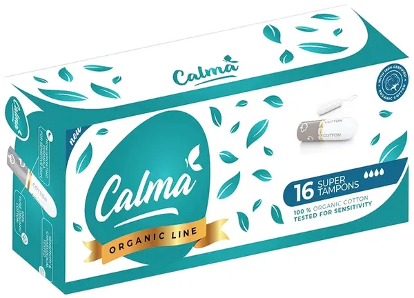 Calma Tampoane pentru femei, Super, 16 buc