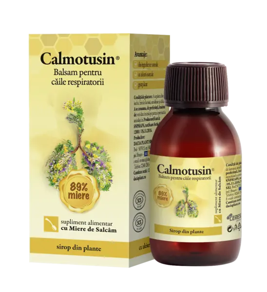 Calmotusin sirop cu miere, 100ml, Dacia Plant