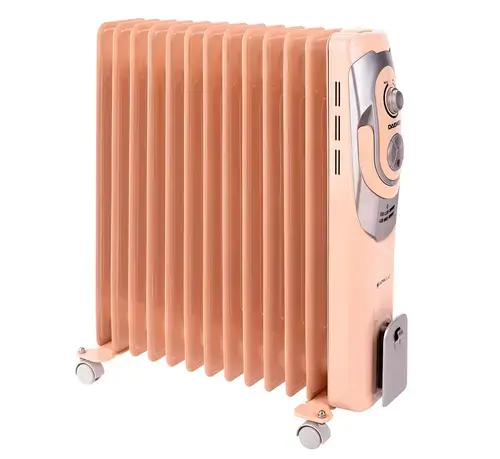Calorifer electric DAEWOO DOH13C, 13 elementi, 3 trepte putere, 2500 W (Crem)