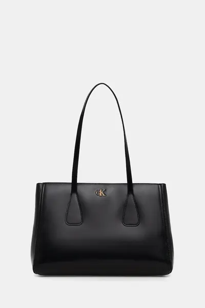 Calvin Klein geantă shopper pentru femei, cu imitație de piele