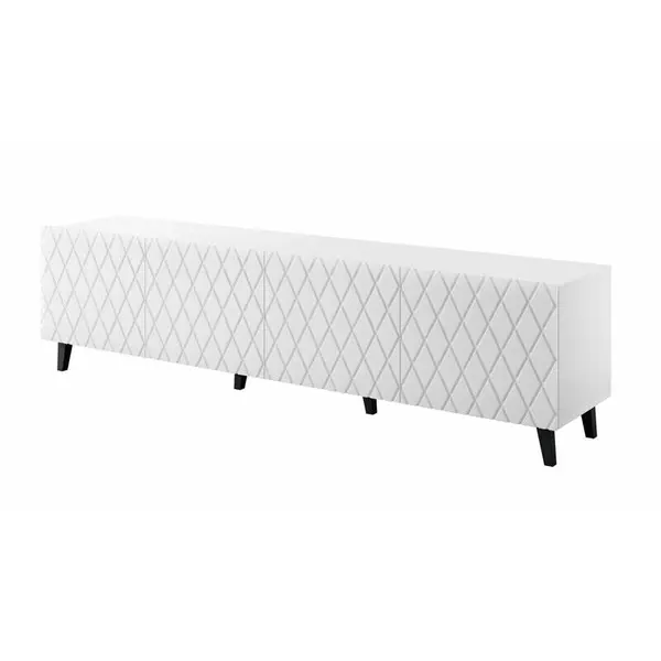 Cama MEBLE Comoda TV Cama Meble Asti 200x42x52, Alb Mat