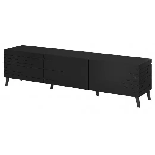 Cama MEBLE Comoda TV, Cama Meble Nova, MDF, 40x48x186cm, Negru