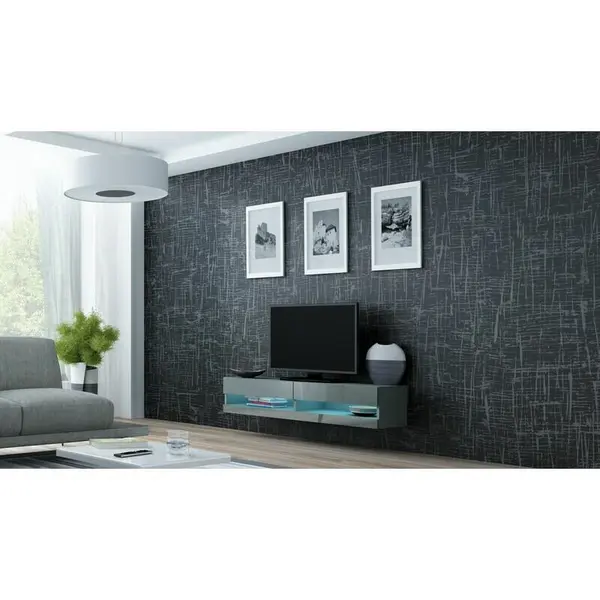 Cama MEBLE Suport TV Cama Meble Vigo New 30-40-40 Gri-Gri inchis