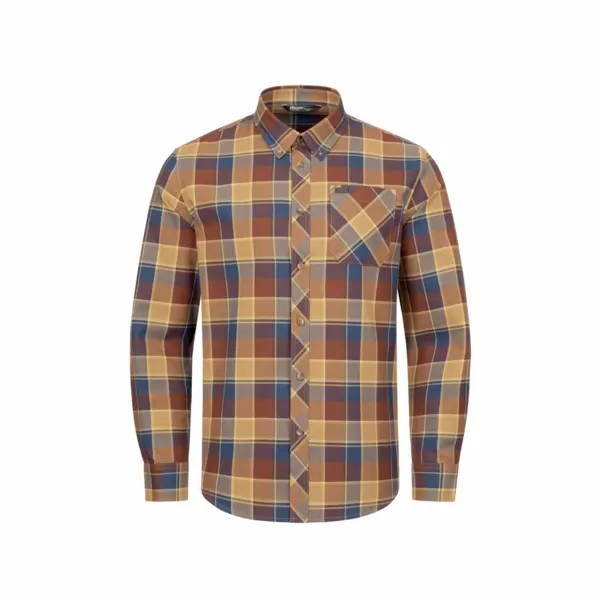 Camasa Charles Brown/Blue Marime XL