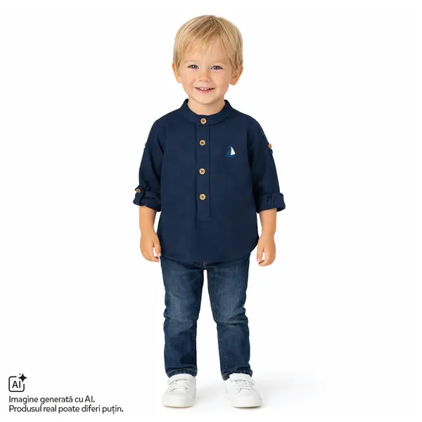 Camasa copii Chicco tunica, Albastru, 01879-70MFCO