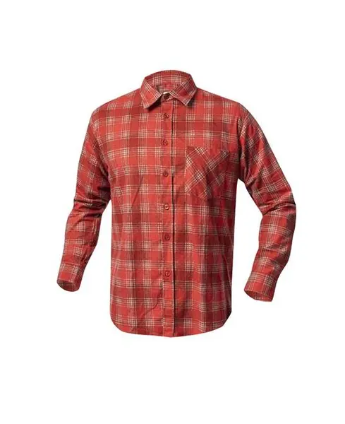 Camasa de lucru flanel barbati, rosu-bej, 100% bumbac, Ardon URBAN 3XL, ROSU-BEJ