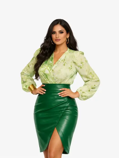 Camasa Eleganta “Denia”, Verde - L