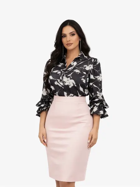 Camasa Eleganta "Eliana", Negru - S
