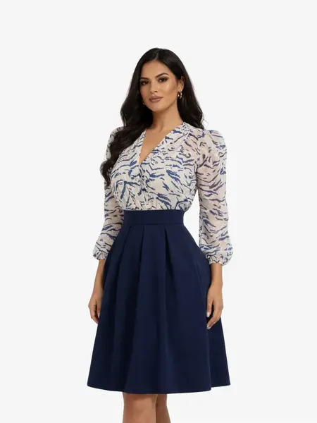 Camasa Eleganta “Naty”, Albastru - XL