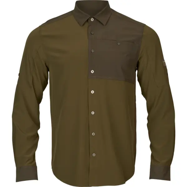 Camasa Logmar Lightweight L/S Dark Olive/Willow Green