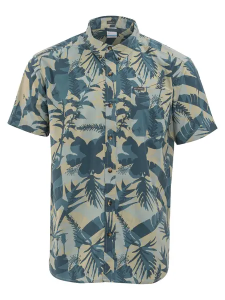 Camasa Mens Rapid Rivers Printed Sleeve