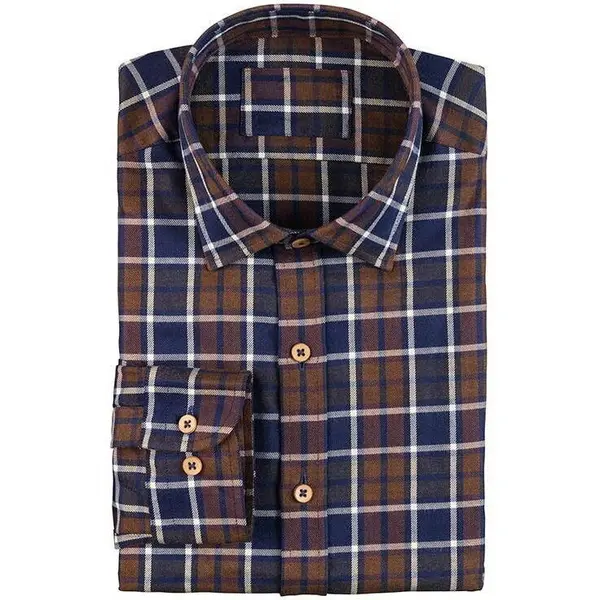 Camasa Mery Brown/Blue Marime M
