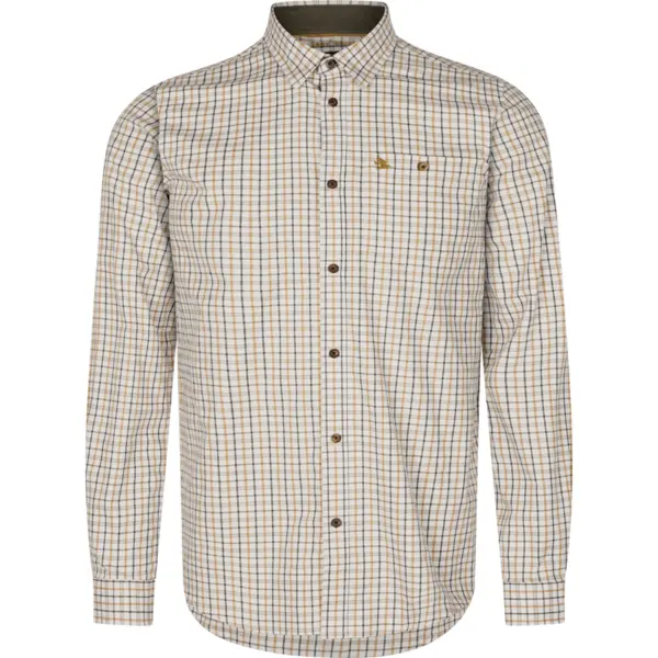 Camasa Oxford Shooting Shirt Classic blue/Classic brown check