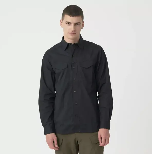 Camasa tactica Helikon-Tex® Defender Mk2 Shirt - NEGRU / 2XL
