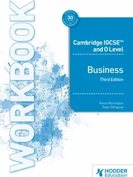 Cambridge IGCSE and O Level Business Workbook Third Edition, Paperback/Peter Stimpson