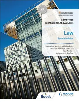 Cambridge International AS and A Level Law Second Edition, Paperback/Jacqueline Martin