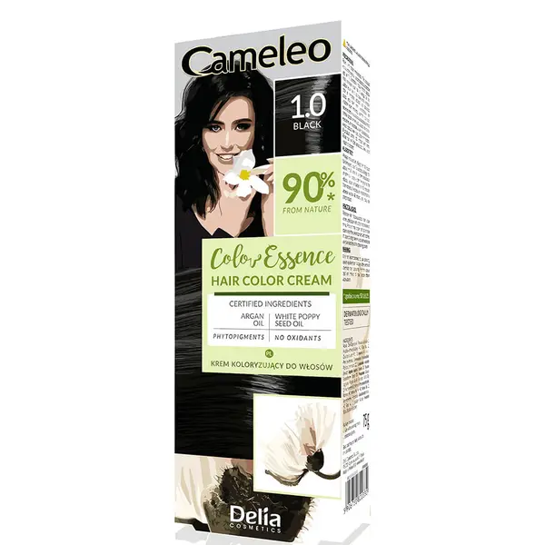 Cameleo Color Essence Hair Color Cream 75g - 1.0 Black