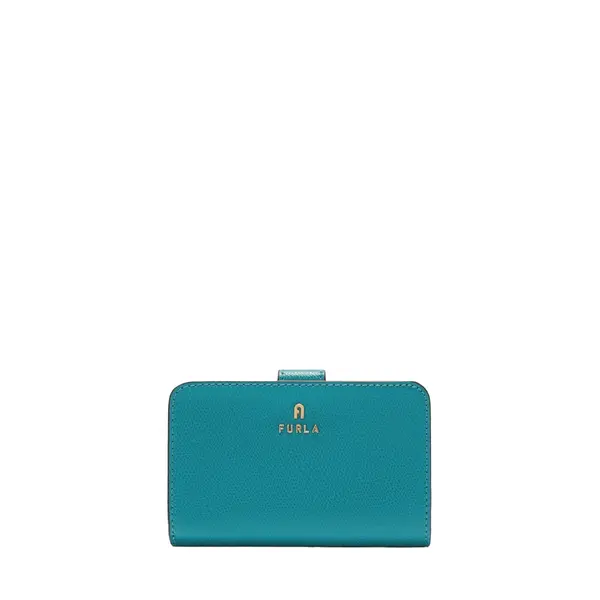 Camelia m compact wallet amatore blue + cristallo