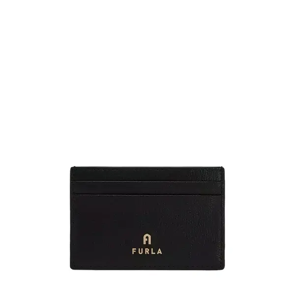 Camelia s card case nero