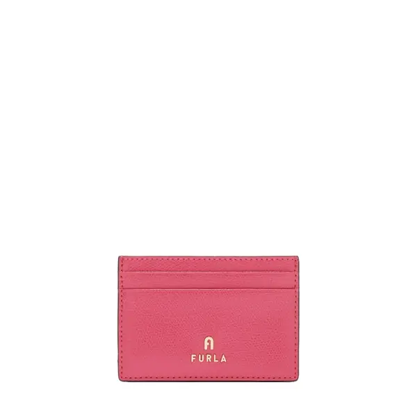 Camelia s card case velvet pink