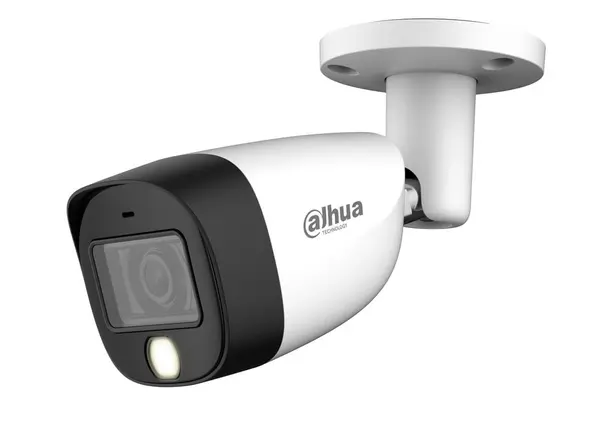 Camera analog bullet HDCVI Dahua, 8MP 4K, Smart Dual Light, IR 20m, lumina calda 20m, lentila 3.6mm, microfon, WDR 120dB, IP67, HAC-HFW1801CMP-IL-A-0360B-S2