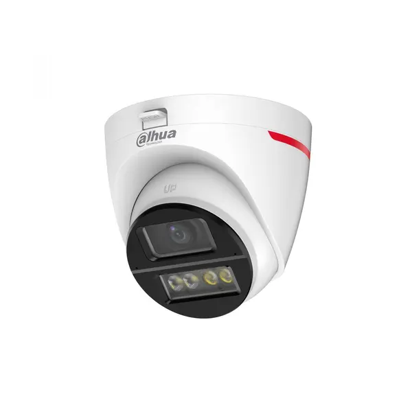 Camera analog Dahua Dome 2MP, WizColor, Smart Dual Light IR 50m, microfon, IP67, notificari pe mobil - HAC-HDW1249X-A-PRO-0280B