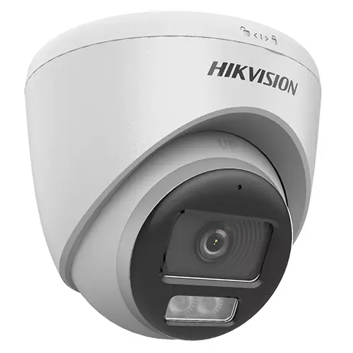 Camera analog Dual Light 2MP, lentila 2.8mm, IR 40m, Lumina Alba 40m, Microfon IP67 - HIKVISION DS-2CE72DF0T-LFS-2.8mm