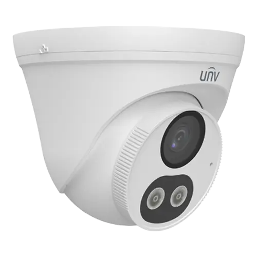 Camera AnalogHD Dual Light, 2MP, lentila 2.8mm, IR/ WL 40m, Microfon integrat - UNV UAC-T142-AF28LM-DL