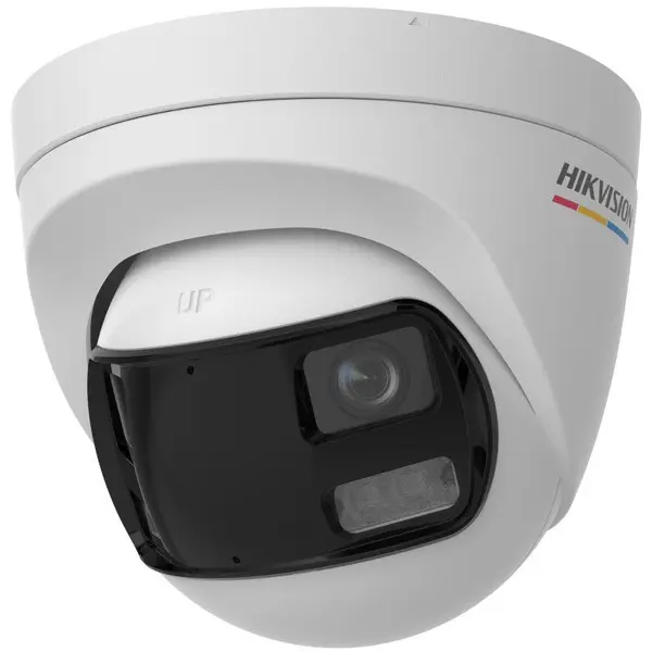 Camera analogica Hikvision DS-2CE72KF3TP-DLS Turbo HD, lentila dubla 2.8mm, ColorVu, IR40 ,microfon, IP67