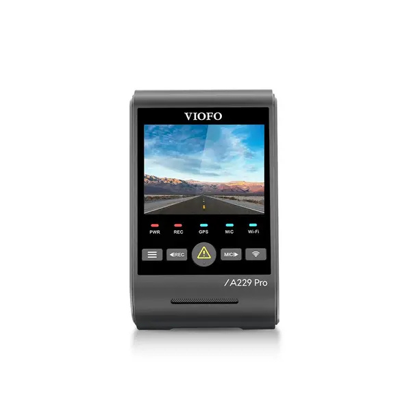 Camera auto cu WiFi dual band Viofo A229 PRO 1CH, 8 MP, 2.4-5 Ghz, GPS, control vocal, night vision, slot card