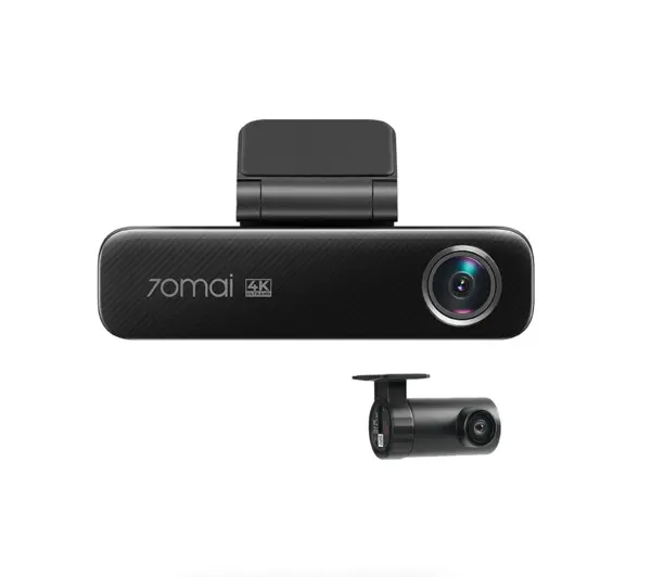 Camera auto fata/spate 70Mai, 4K, WiFi, GPS, HDR, ADAS, unghi 146 grade, night vision, memorie interna 128 GB, microfon si difuzor, M800-2
