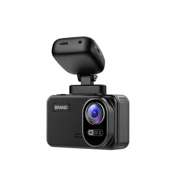 Cameră Auto Taihua DVR 4K 2.0" IPS cu GPS, WiFi, Suport Magnetic, LED Night Vision