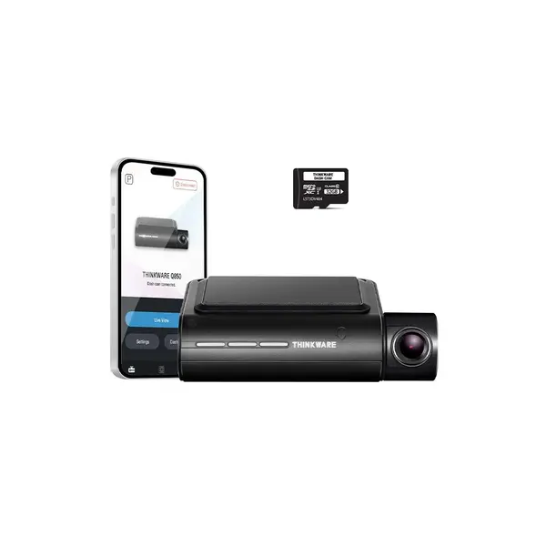 Camera auto Thinkware Q850 1CH, 4 MP, GPS, WiFi, mod parcare, hardwire, card 32 Gb