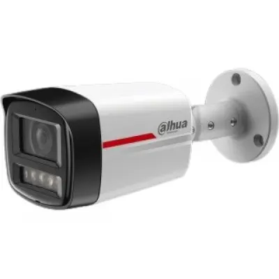 Camera bullet IP Dahua IPC-HFW2249TL-S-LED-0360B-PRO, 2MP, lentila 3.6 mm, WizColor Warm Light 50 m, microfon, WizSense, slot card, IP67, PoE