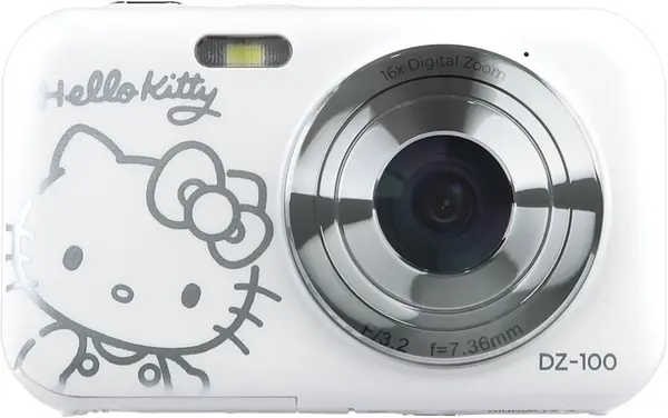 Cameră compactă Yashica - Hello Kitty DZ-100, alb