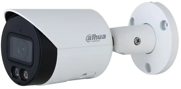 Cameră Dahua - IPC-HFW2249S-S-IL-0280B, 107°, albă