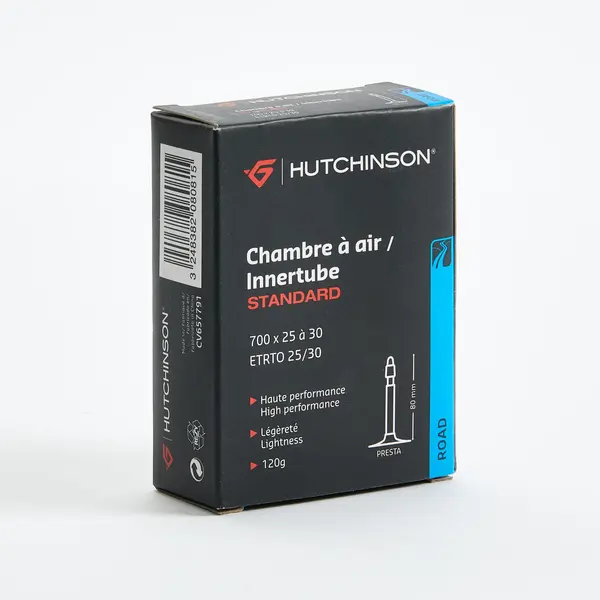 CAMERĂ DE AER BICICLETĂ ȘOSEA 700x25-30 PRESTA 80MM HUTCHINSON