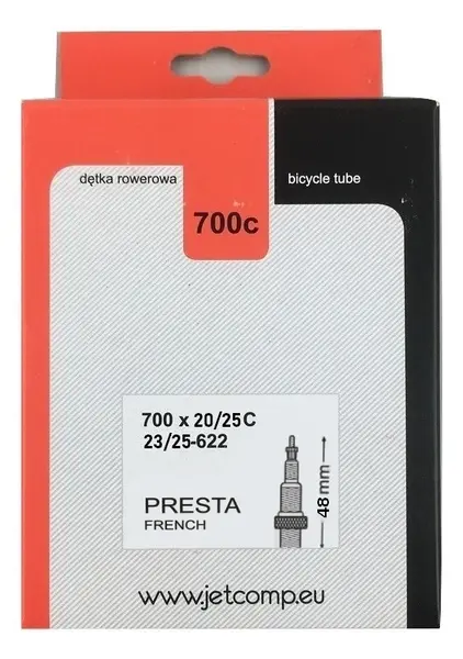 Camera de aer biciclete JET 700 x 20 25C FV48mm