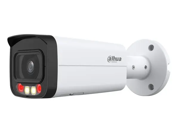 Camera de exterior IP, WizSense, 4MP 2K, 3.6mm, Iluminare duala 50m, Microfon, PoE, MicroSD, IP67 si IK10, Dahua IPC-HFW2449T-AS-IL-0360B