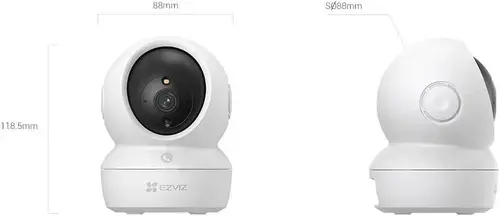 Camera de supravegher EZVIZ H6c Pro 2K, H.265, IR 10m, CMOS, Wifi