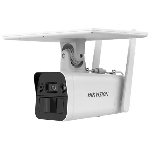 Camera de supraveghere 4MP, lentila 4mm, IR max. 30m, 4G, panou solar+acumulator, Audio, PIR, IP67 - HIKVISION DS-2XS2T41G1-ID-4G-C05S07